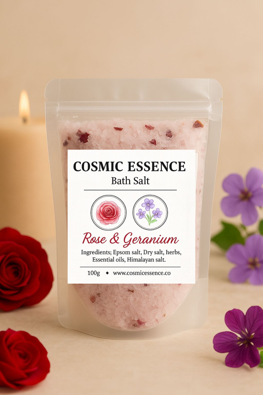 Rose & Geranium Epsom Bath Salt