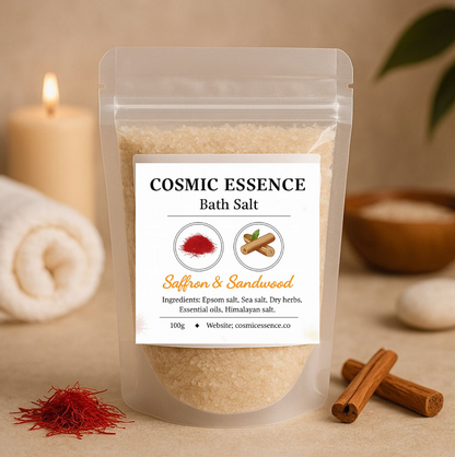 Saffron & Sandalwood Epsom Bath Salt