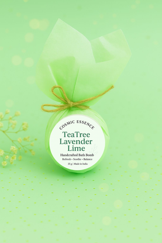 Tea Tree, Lavender & Lime Bath Bomb