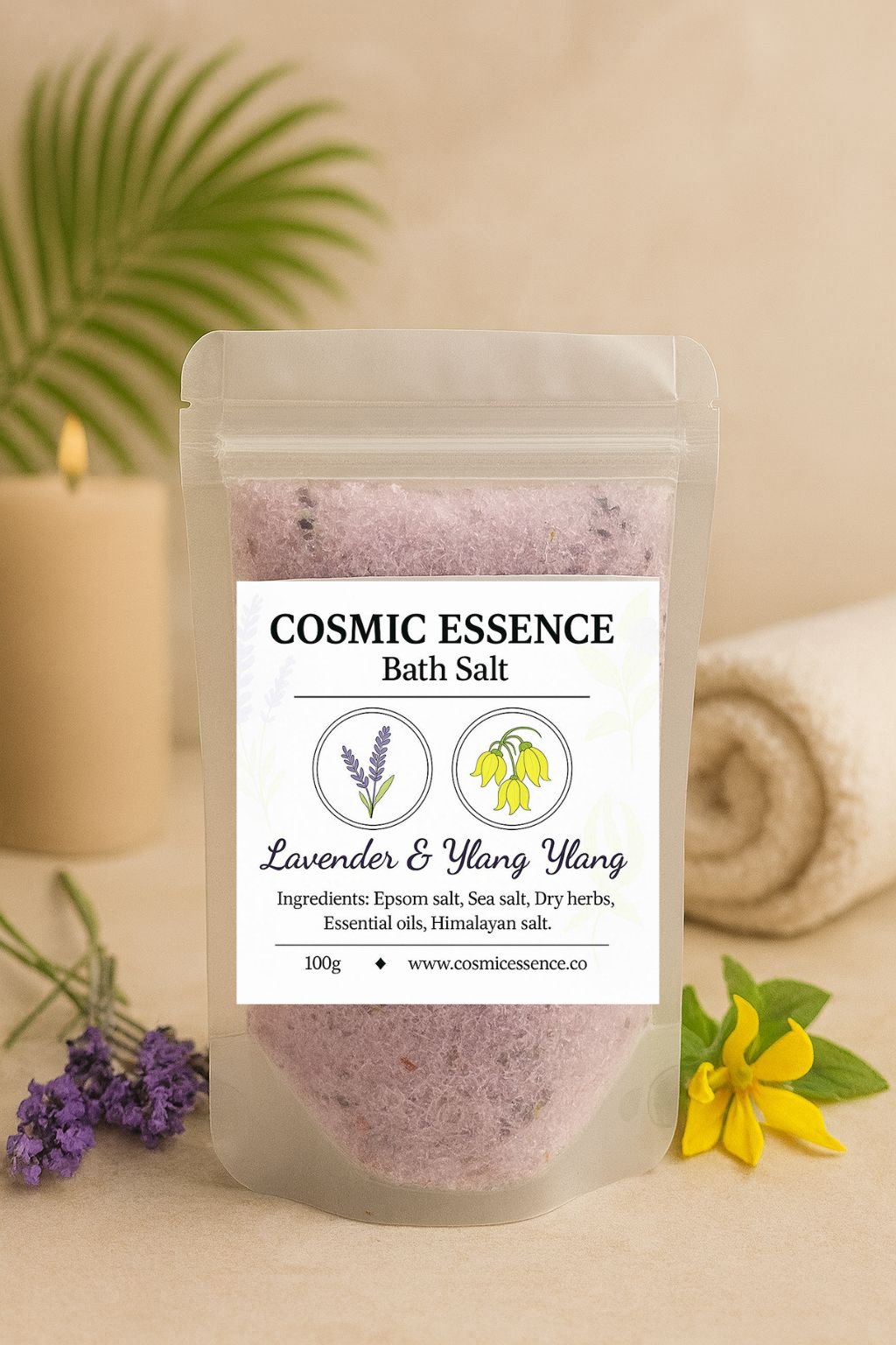 Lavender & Ylang Ylang Epsom Bath Salt
